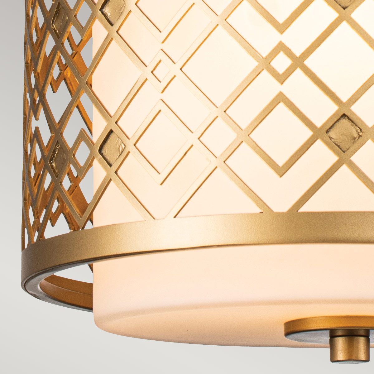 Ziggy Lacquered Gold Small Ceiling Pendant Light