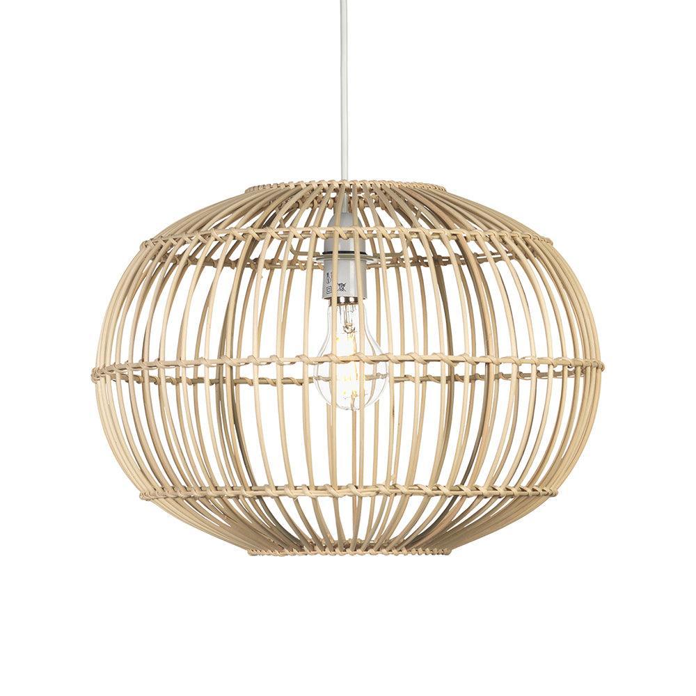 oaks bishan non electric rattan pendant shade
