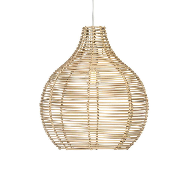 Wels Easy Fit Natural Rattan Ceiling Lamp Shade