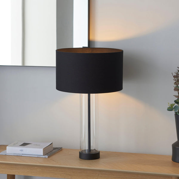 Lessina Black & Gold Touch Table Lamp