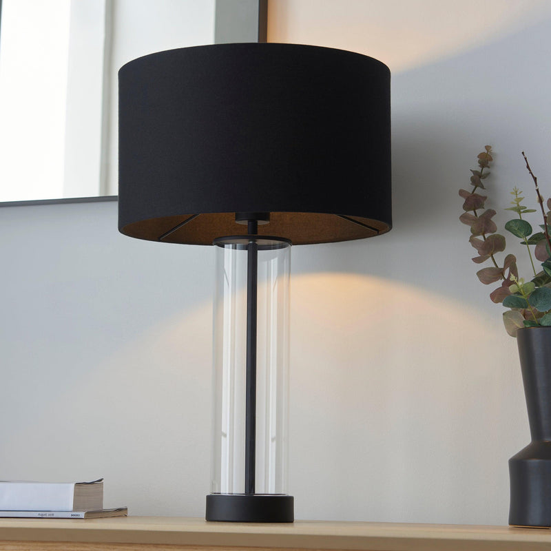 Lessina Black & Gold Touch Table Lamp