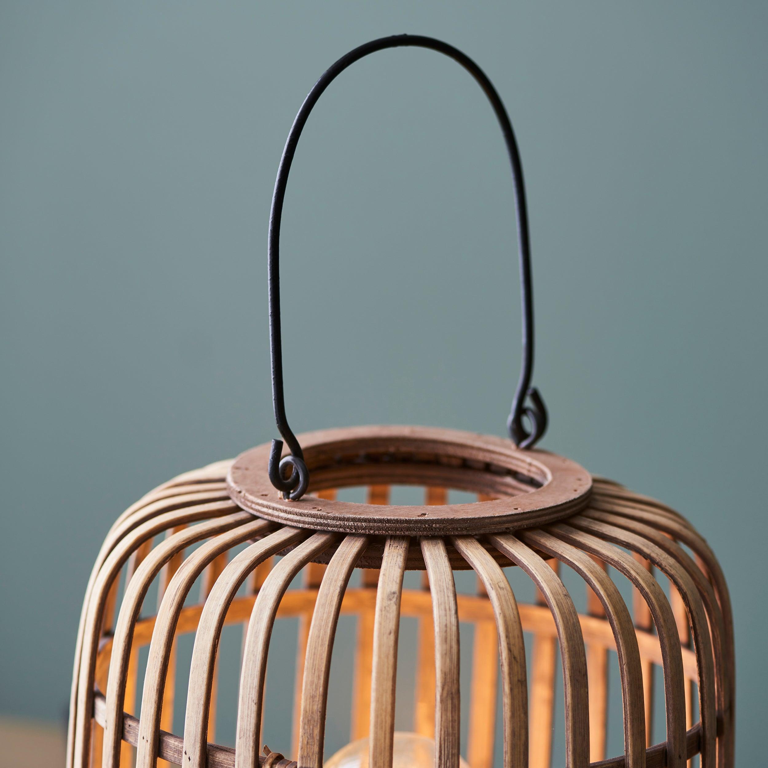Endon Mathias 1 Light Table Lamp With Light Bamboo Cage-Endon Lighting-Living-Room-Tiffany Lighting Direct-[image-position]
