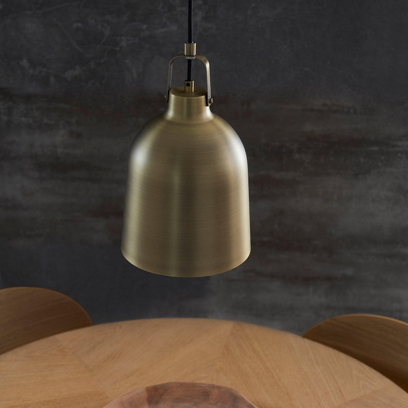 Lazenby Brass Industrial Pendant Ceiling Light