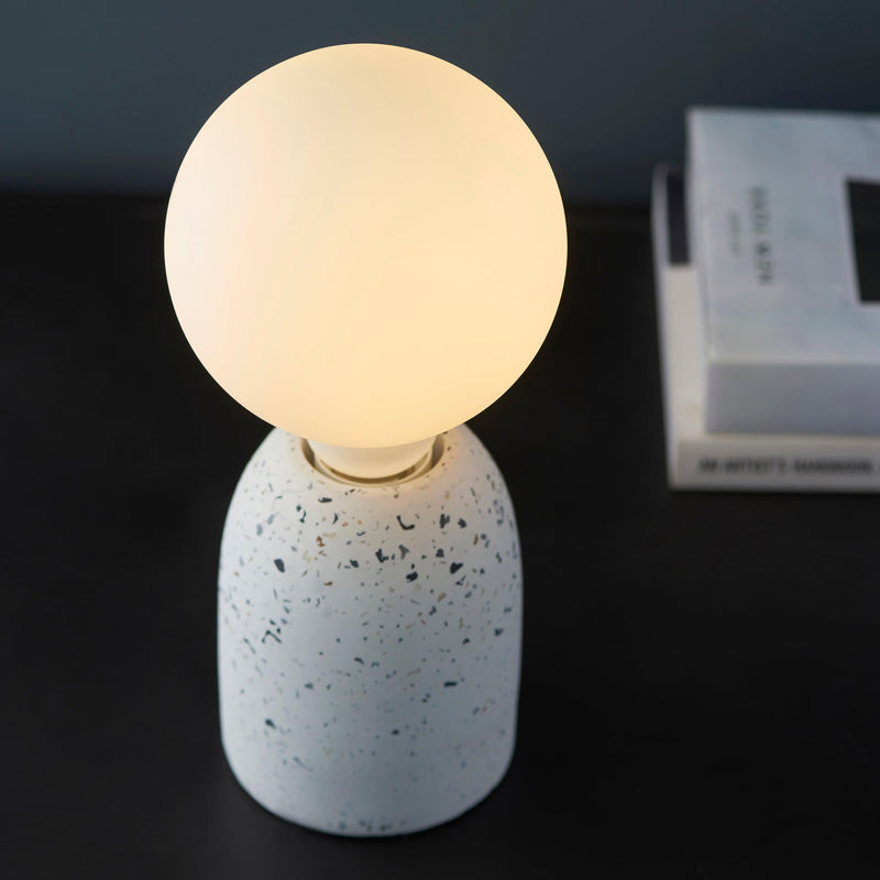 Opaline E27 Opal Glass 12w LED Dimmable Light Bulb - 125mm