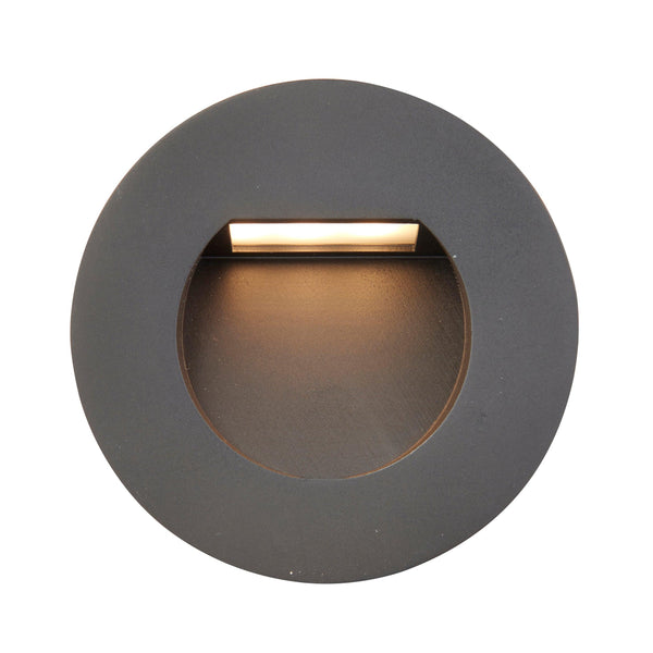 Albus Black LED Outdoor Wall Light IP65 1.5W