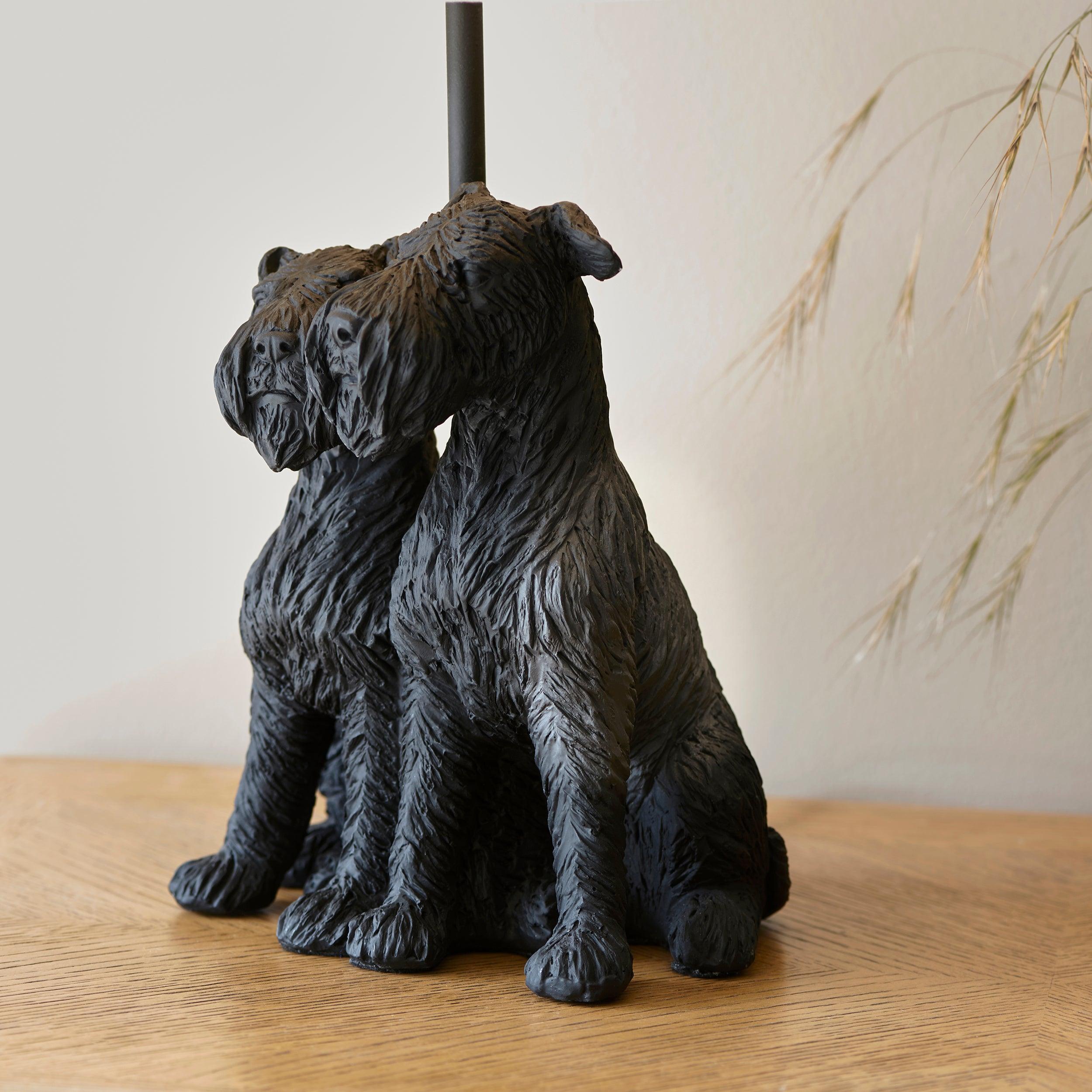 Westie Dog Table Lamp - Black-Endon Lighting-Living-Room-Tiffany Lighting Direct-[image-position]