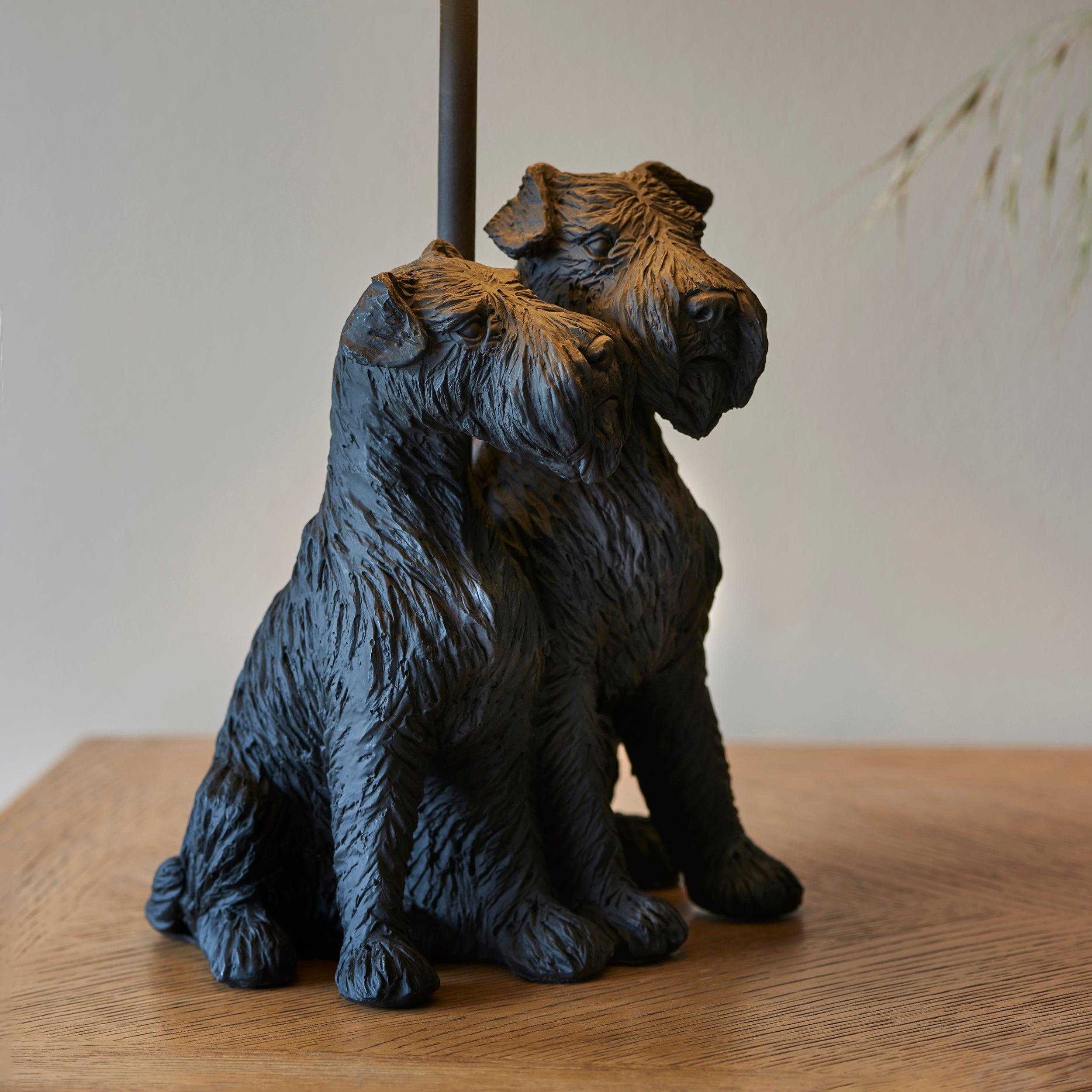 Westie Dog Table Lamp - Black-Endon Lighting-Living-Room-Tiffany Lighting Direct-[image-position]
