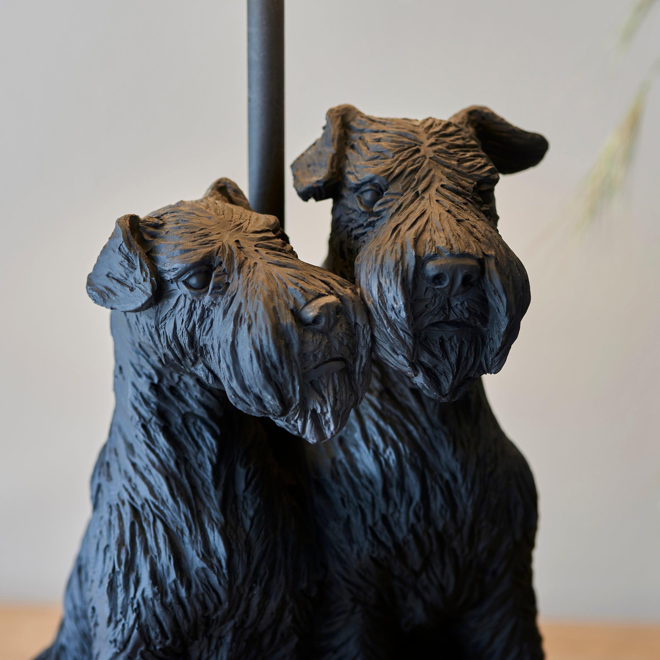 Westie Dog Table Lamp - Black-Endon Lighting-Living-Room-Tiffany Lighting Direct-[image-position]