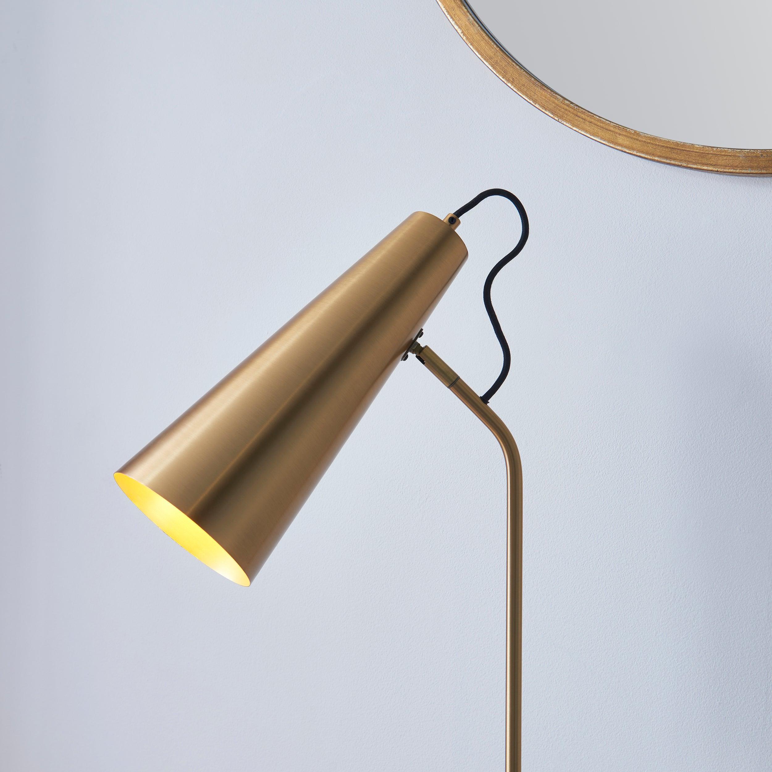 Karna New Industrial Brass Table Lamp-Endon Lighting-Living-Room-Tiffany Lighting Direct-[image-position]