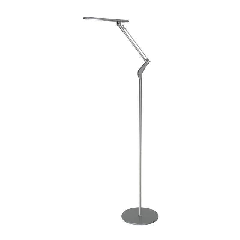 Oaks Broome Silver LED Floor Lamp by Oaks Lighting 1