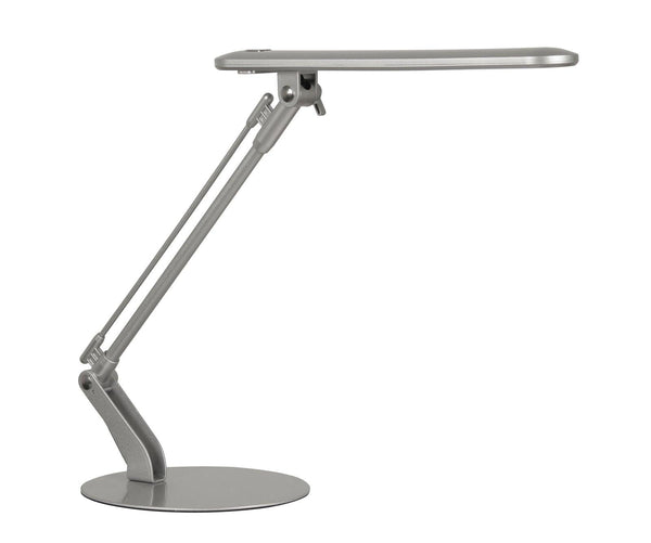 Oaks Lighting Broome LED Silver Adjustable Desk Lamp