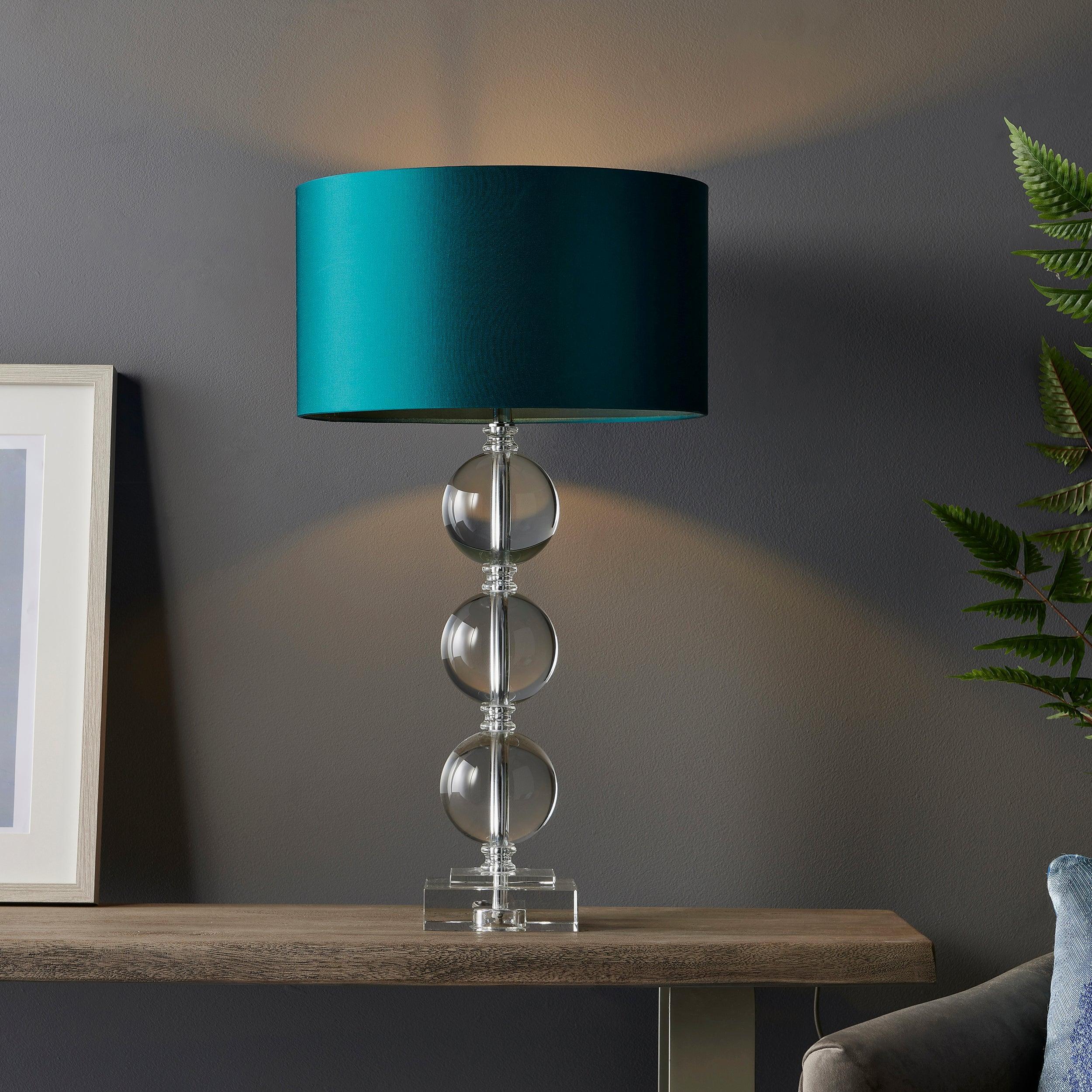 Trebor Crystal Glass Table Lamp Base-Living Lights-Living-Room-Tiffany Lighting Direct-[image-position]