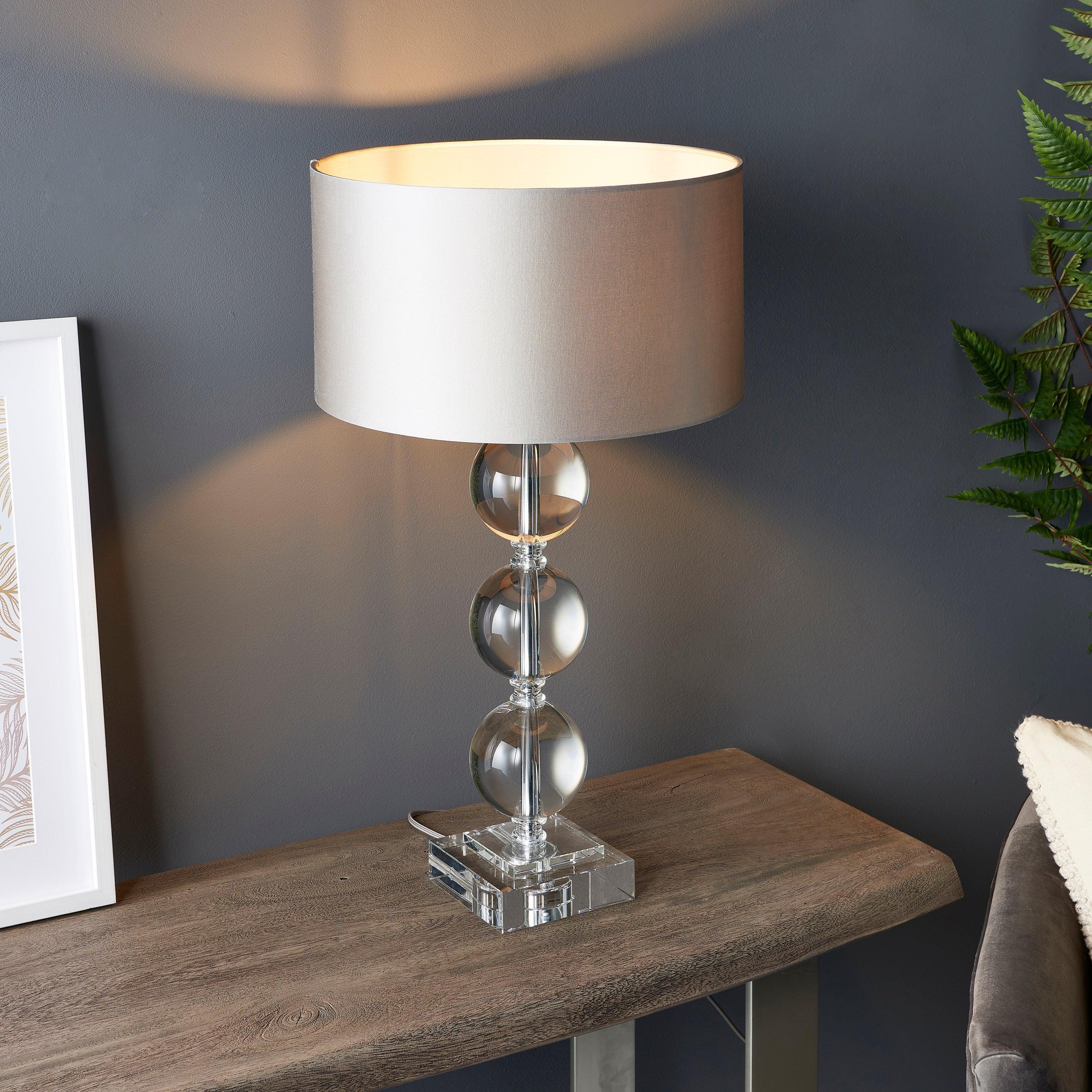 Trebor Crystal Glass Table Lamp Base-Living Lights-Living-Room-Tiffany Lighting Direct-[image-position]