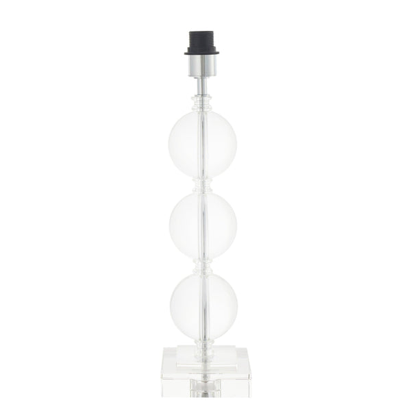 Trebor Crystal Glass Table Lamp Base