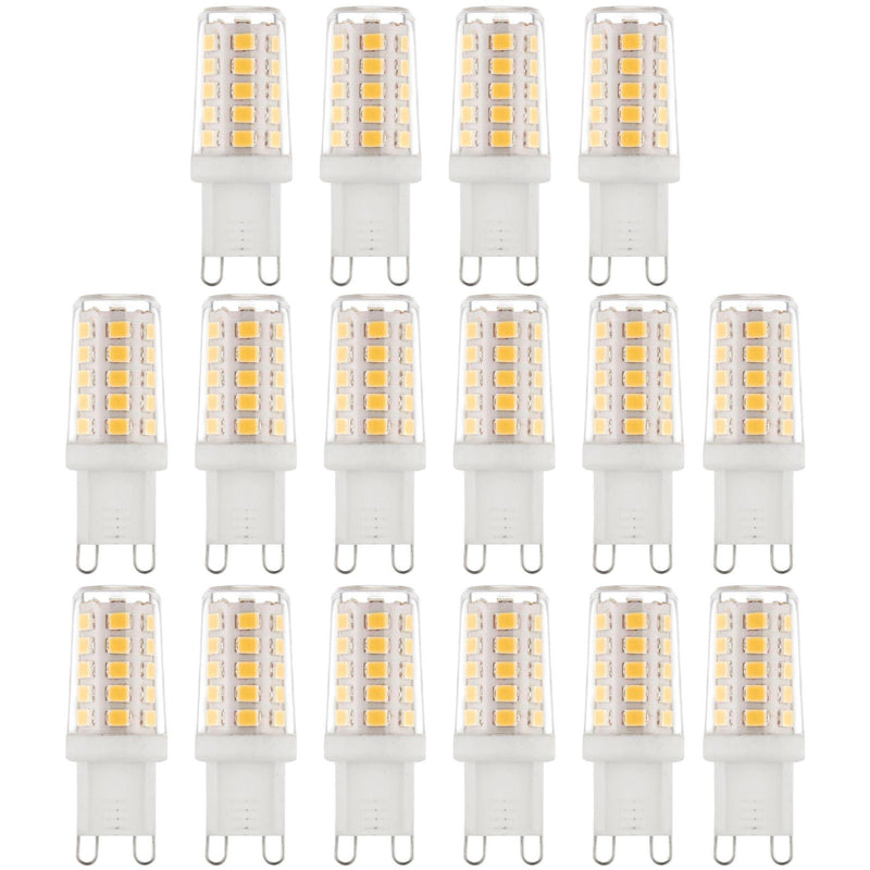 16 x G9 LED Non-Dimmable 2.3W Warm White Halogen (20W Equivalent)