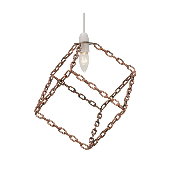 Koro Easy Fit Copper Chain Ceiling Lamp Shade