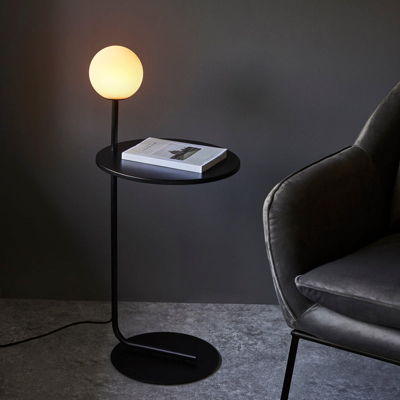 Southall Black Modern Floor Lamp