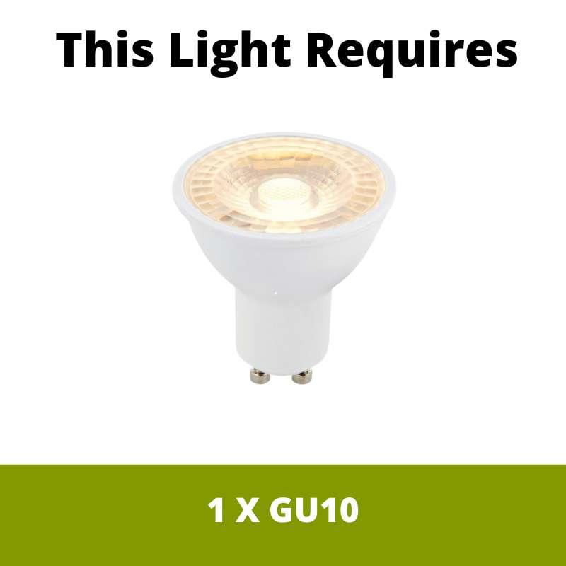 Garrix Silver Recessed Light 50W - Cool White