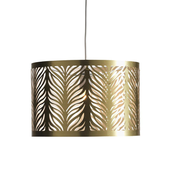 Enya Easy Fit Satin Brass Ceiling Lamp Shade