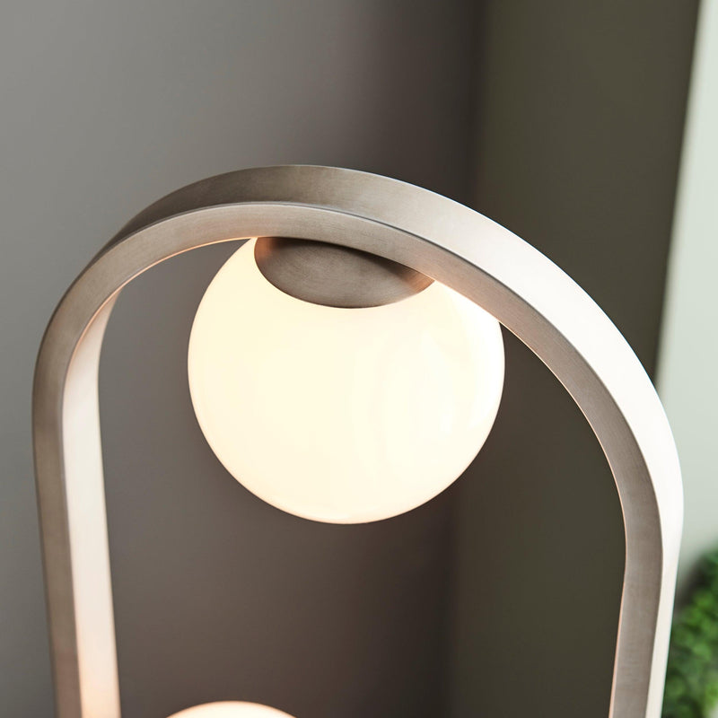 Primrose Modern Silver Floor Lamp