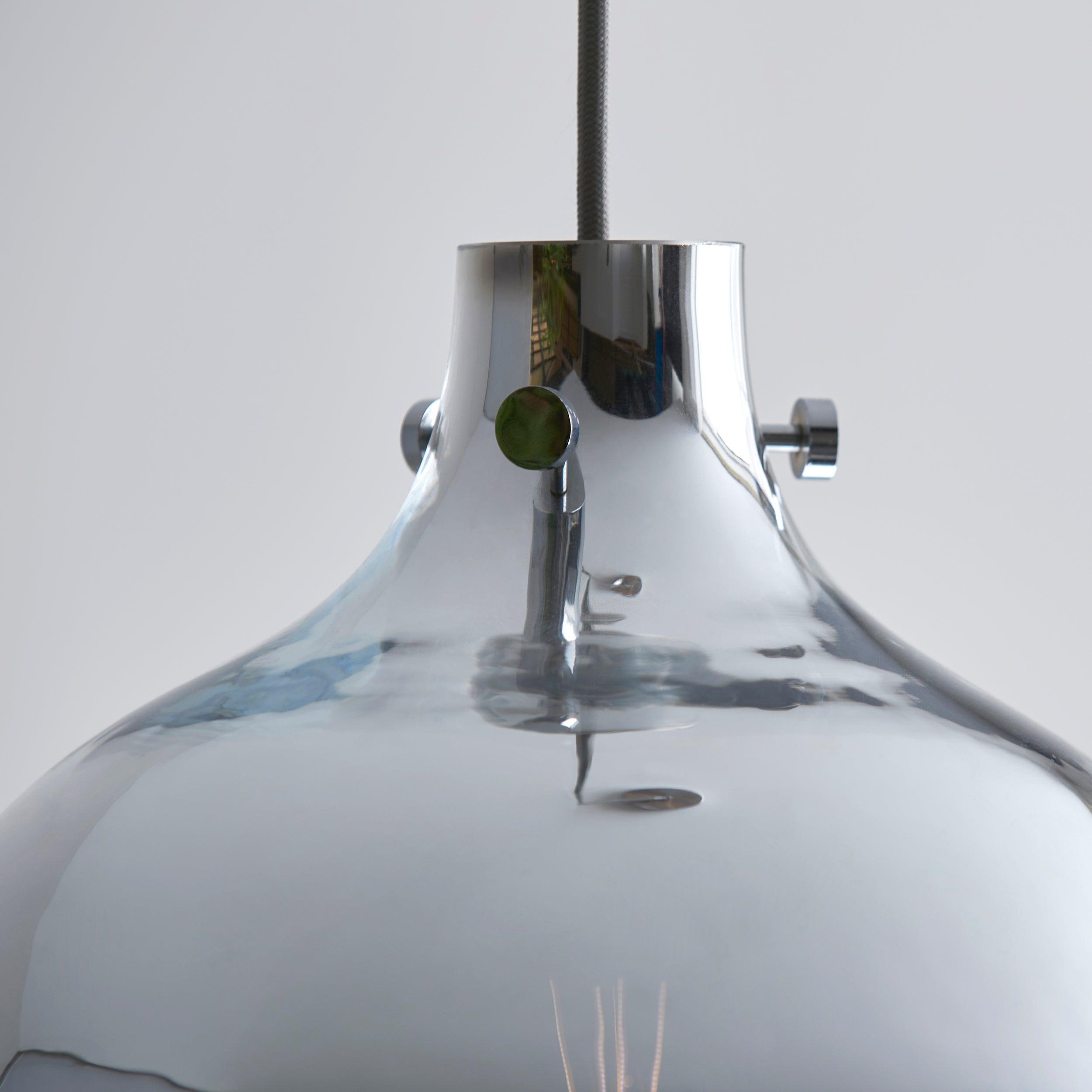 Highgate Nickel Ceiling Pendant With Metallic Ombre Finish-Ceiling Pendant Lights-Living Lights-6-Tiffany Lighting Direct