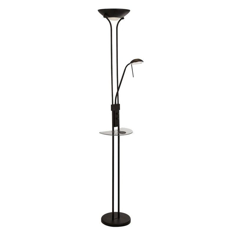 Wireless USB Charging LED Mother And Child Black Floor Lamp by Searchlight Lighting 1