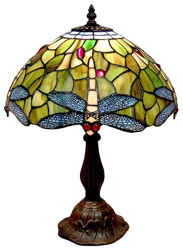 Dragonfly Medium Tiffany Table Lamp