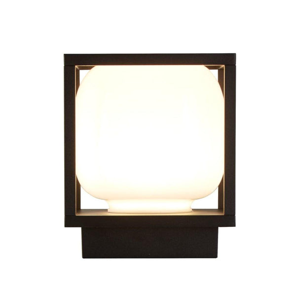 Athens Outdoor 1 Light LED Black Wall/Ceiling Light