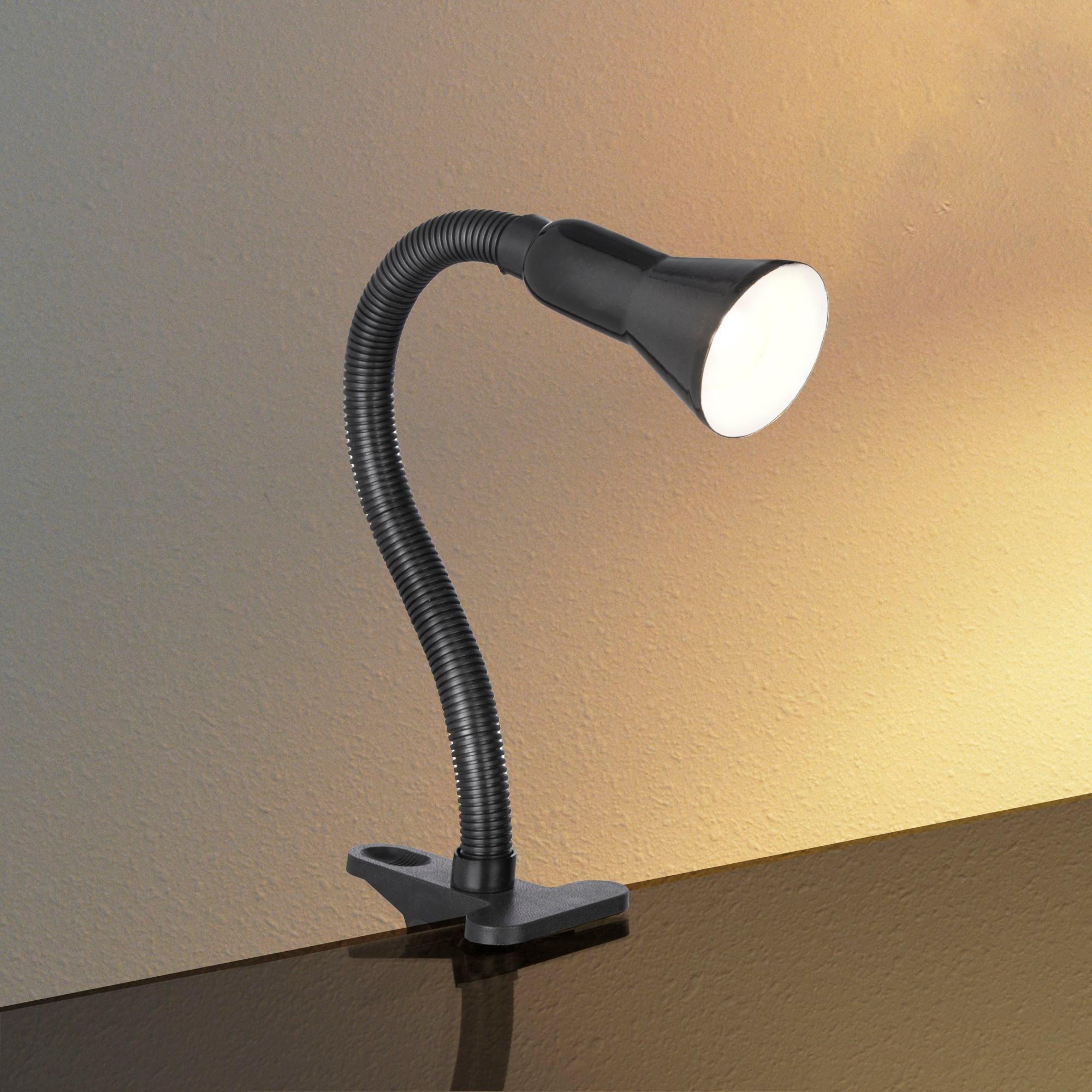   desk partners black flex clip task table lamp by searchlighting lighting, living room image