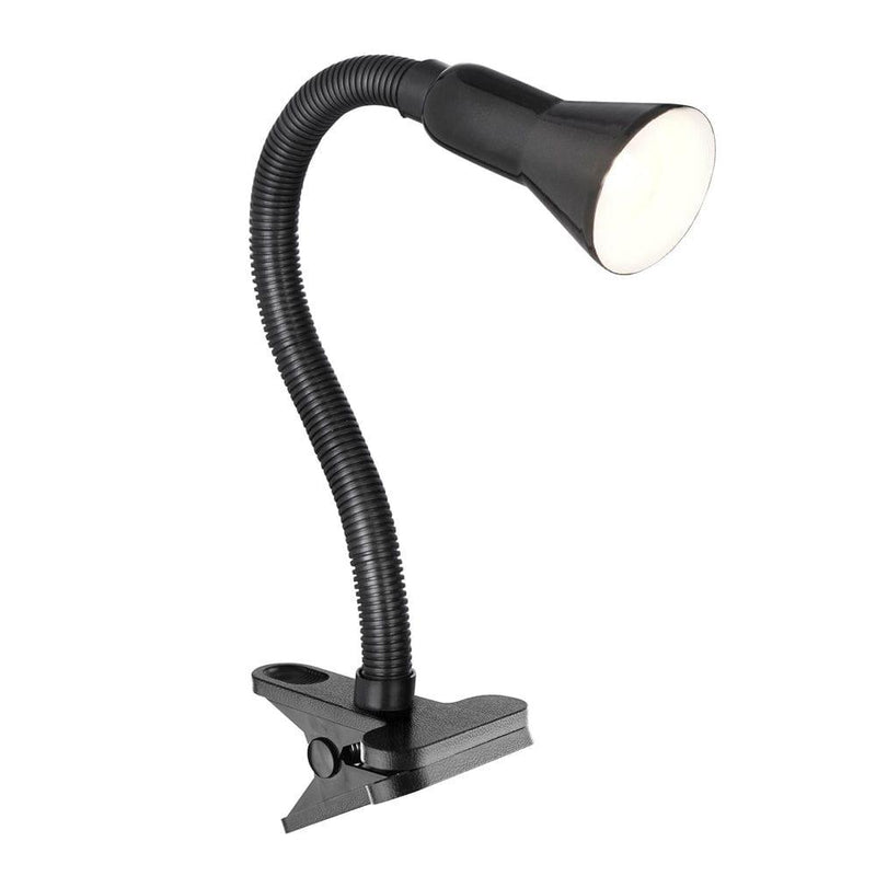 Searchlight Desk Partners Black Flex Clip Task Table Lamp