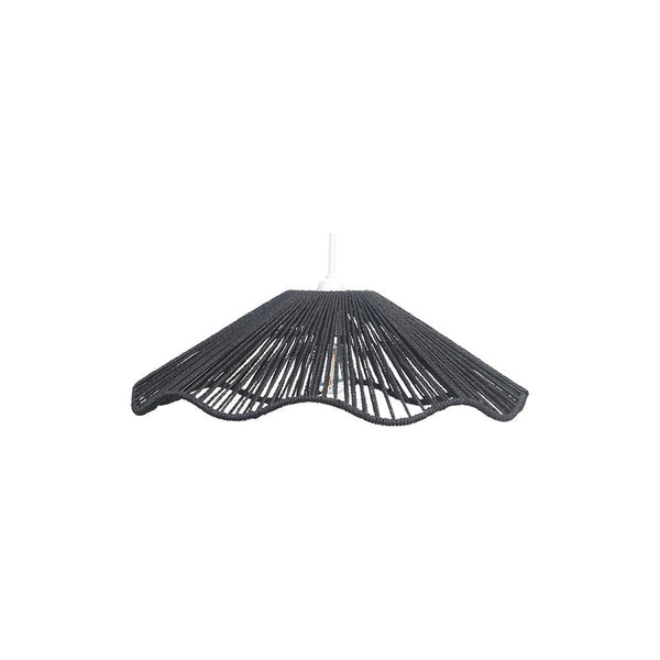 Tamura Easy Fit Black Paper String Ceiling Lamp Shade