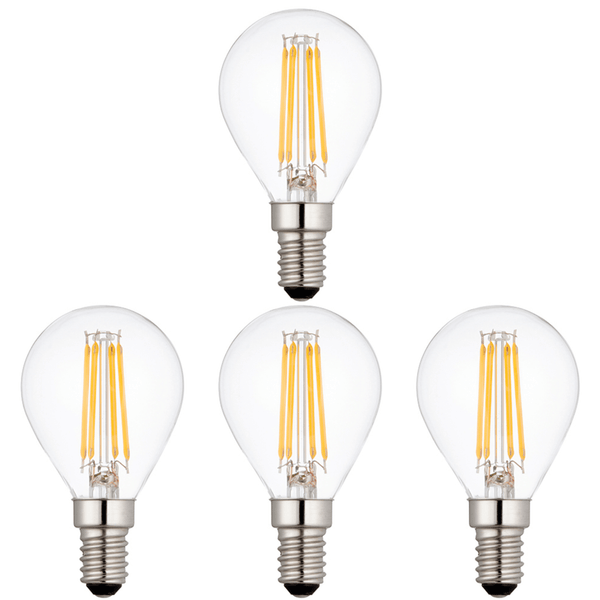 4 x E14 LED Lamp/Bulb Dimmable 4W (40W Equivalent)