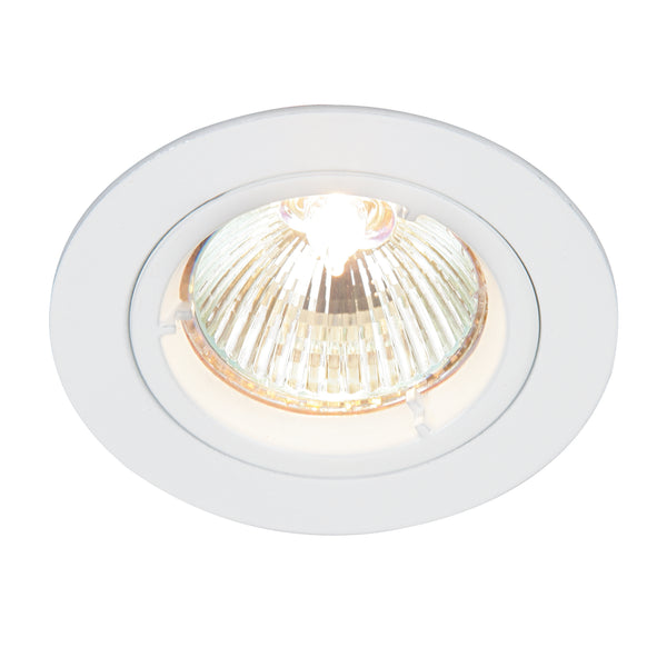 Cast Fixed White Recessed Downlight