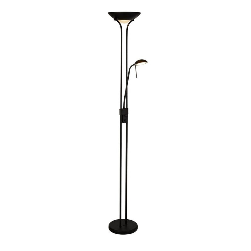Mother & Child 2 Light LED Black Floor Lamp Searchlight by Searchlight Lighting 1