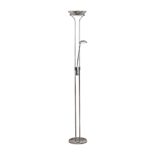 Mother & Child 2 Light LED Chrome Floor Lamp Searchlight by Searchlight Lighting 1