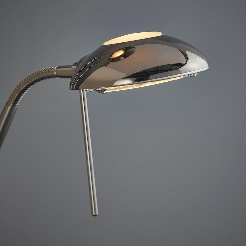 Endon Rome Black Chrome Finish And Opal Glass Floor Lamp by Endon Lighting 7