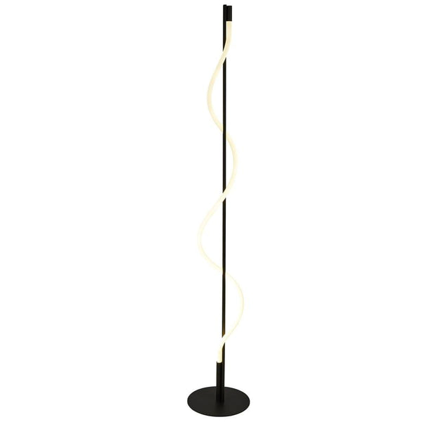 Searchlight Serpent 1 Light LED Black & Acrylic Table Lamp 1
