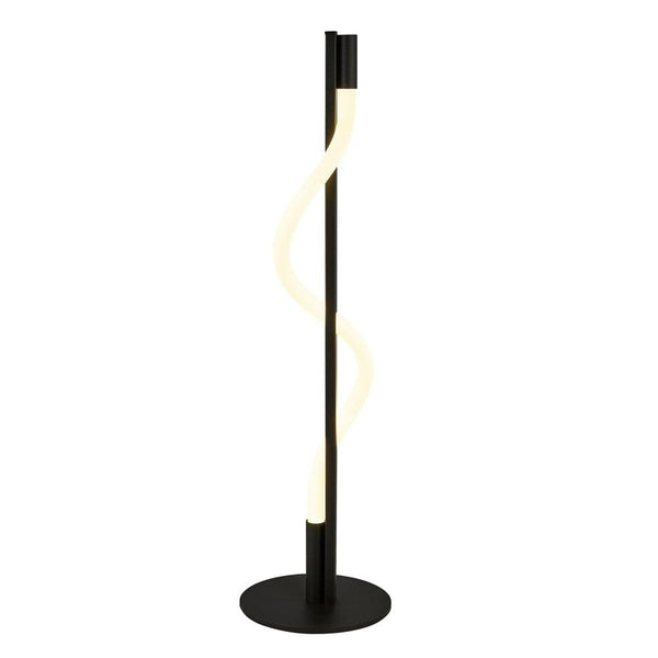 Serpent 1 Light Black With Acrylic LED Floor Lamp by Searchlight Lighting 1