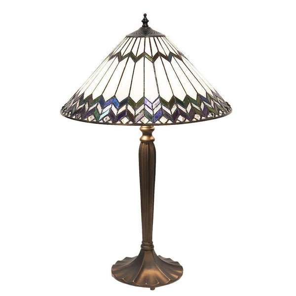 Moonlight Large Tiffany Table Lamp - Tiffany Lighting Direct