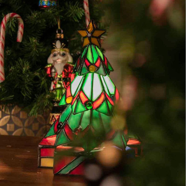 Christmas Tree Tiffany Lamp - Tiffany Lighting Direct
