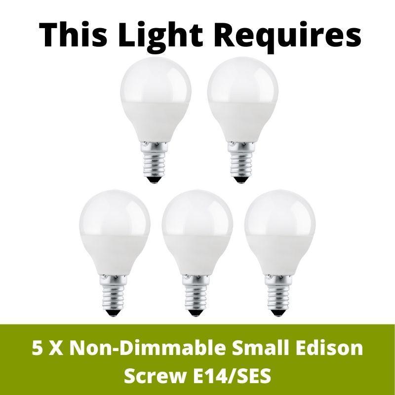 giraffe 5 light white marble based chrome floor lamp   by searchlight lighting, LED Lamp Bulb Guide