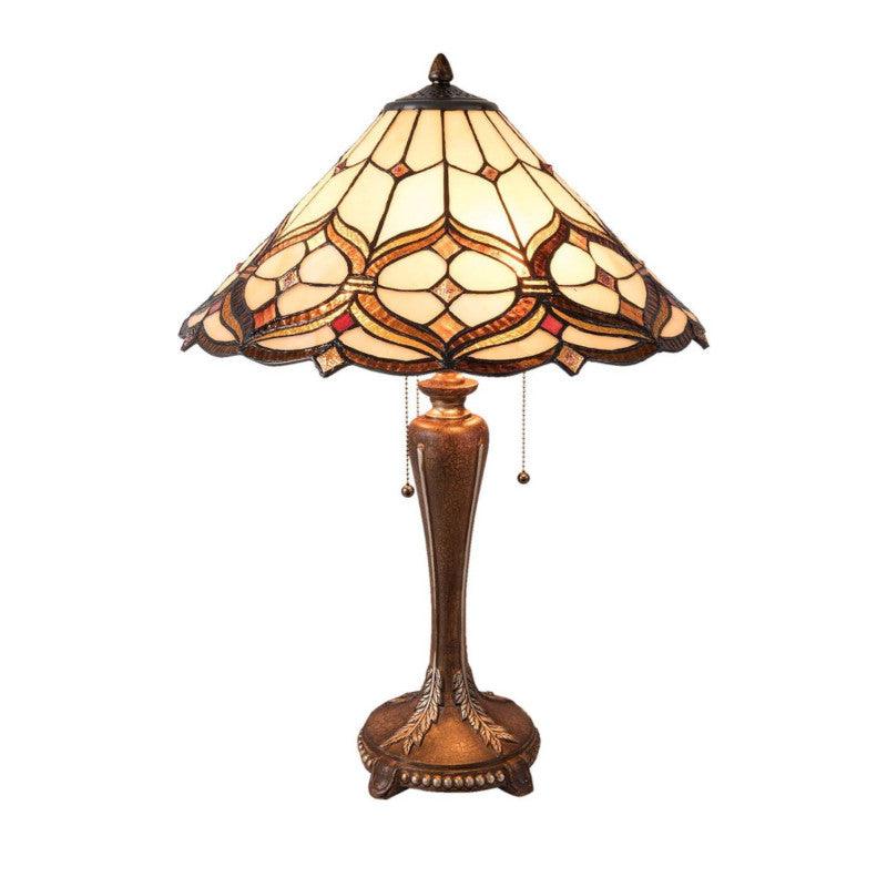 Epsom Tiffany Table Lamp - Tiffany Lighting Direct