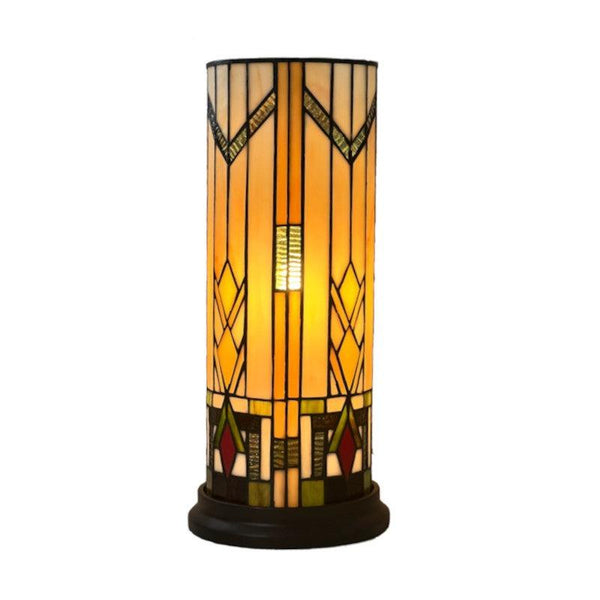 Prairie Round Tiffany Table Lamp