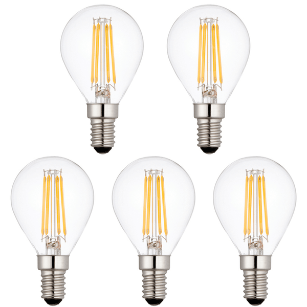 5 x E14 LED Lamp/Bulb Dimmable 4W (40W Equivalent)