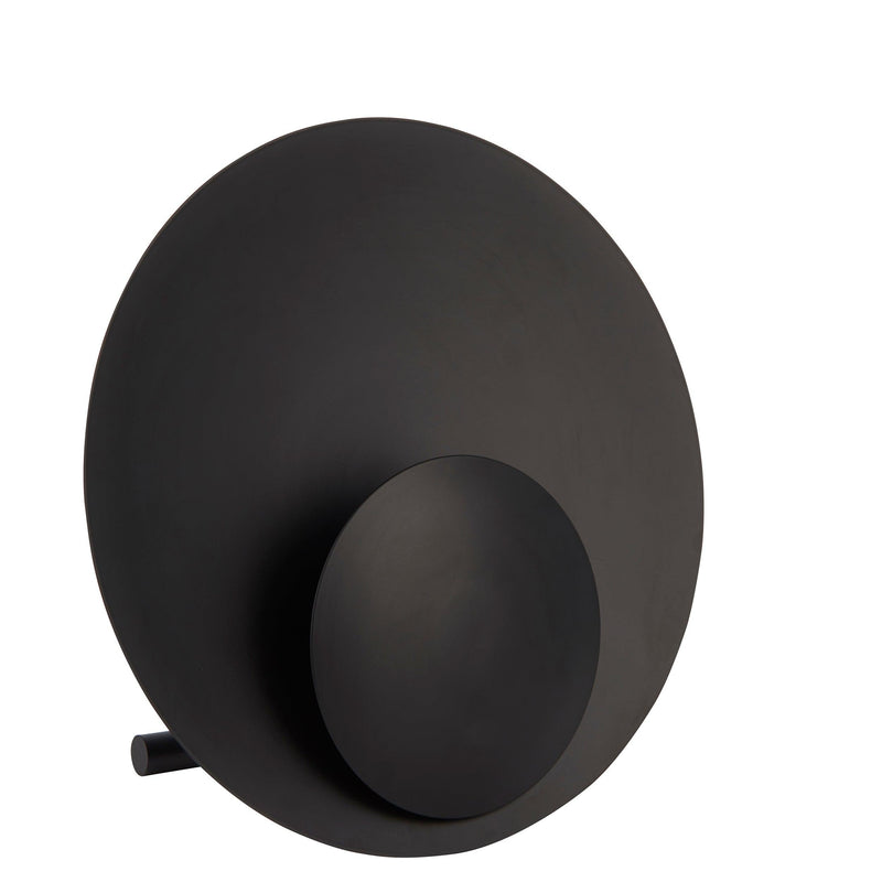 Encore Large Black Circle Modern Table Lamp