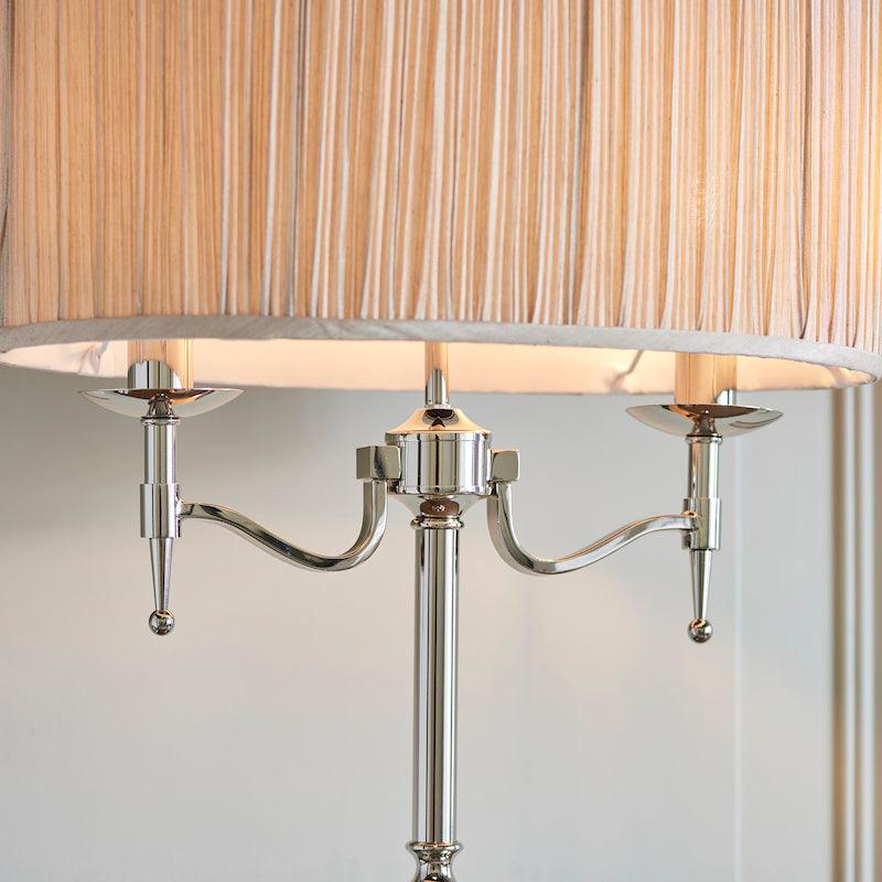 Interiors 1900 Stanford Polished Nickel Table Lamp 4