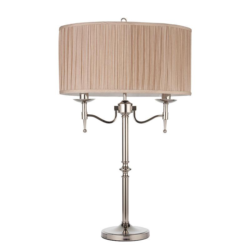 Interiors 1900 Stanford Polished Nickel Table Lamp 12
