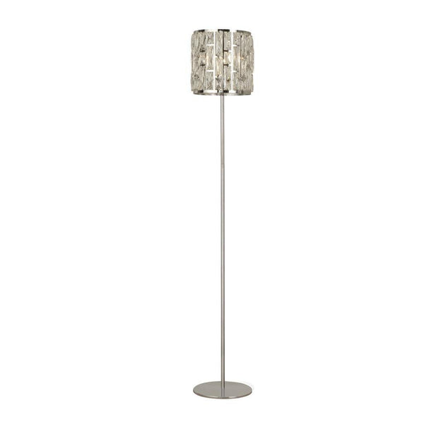 Bijou 1 Light Chrome Floor Lamp With Crystal Glass by Searchlight Lighting 1