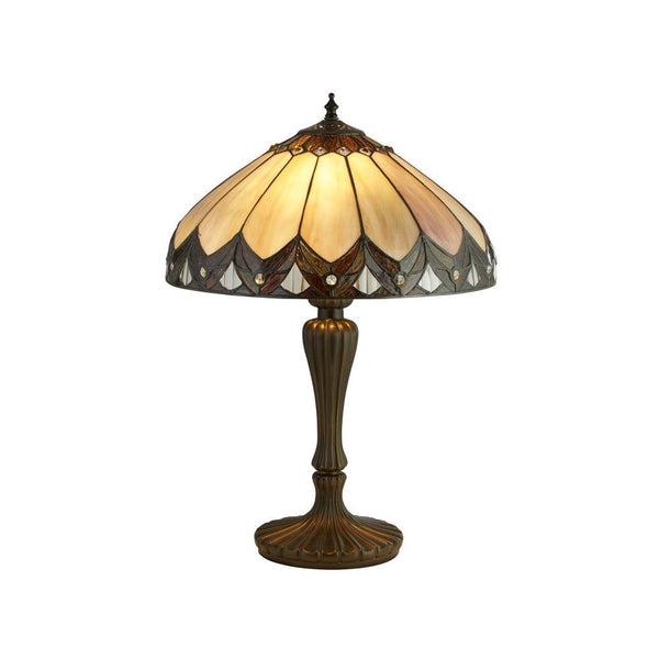 Searchlight Pearl Tiffany Table Lamp Searchlight 1