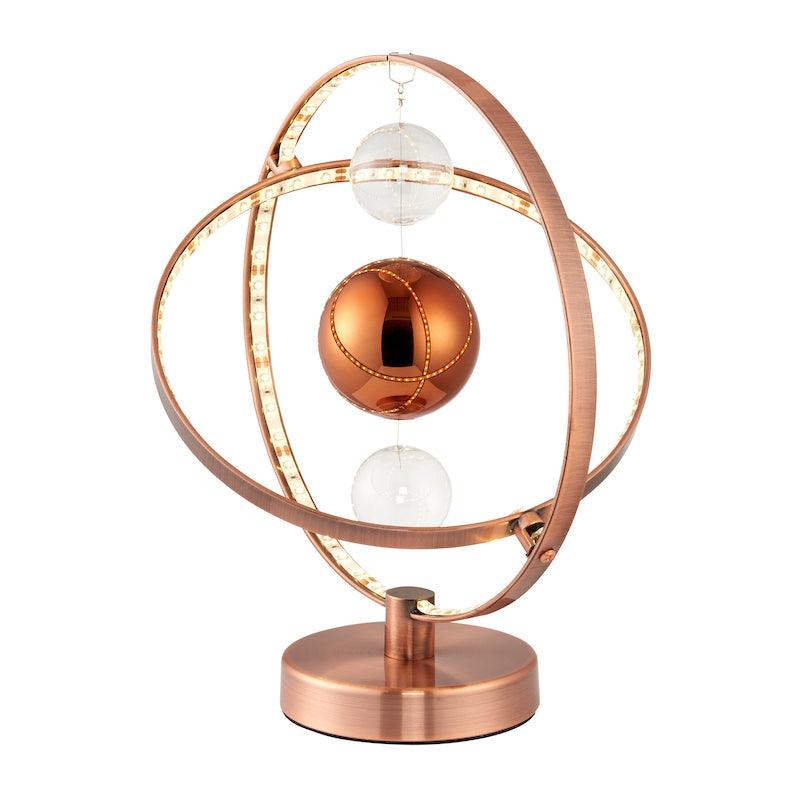 Endon Muni Copper with Clear & Copper Glass Table Lamp 6